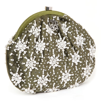 Heer Green Purse handbag