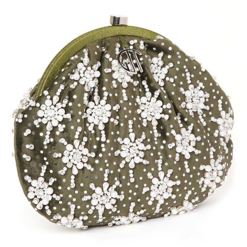 Heer Green Purse handbag