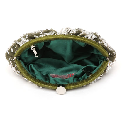 Heer Green Purse handbag