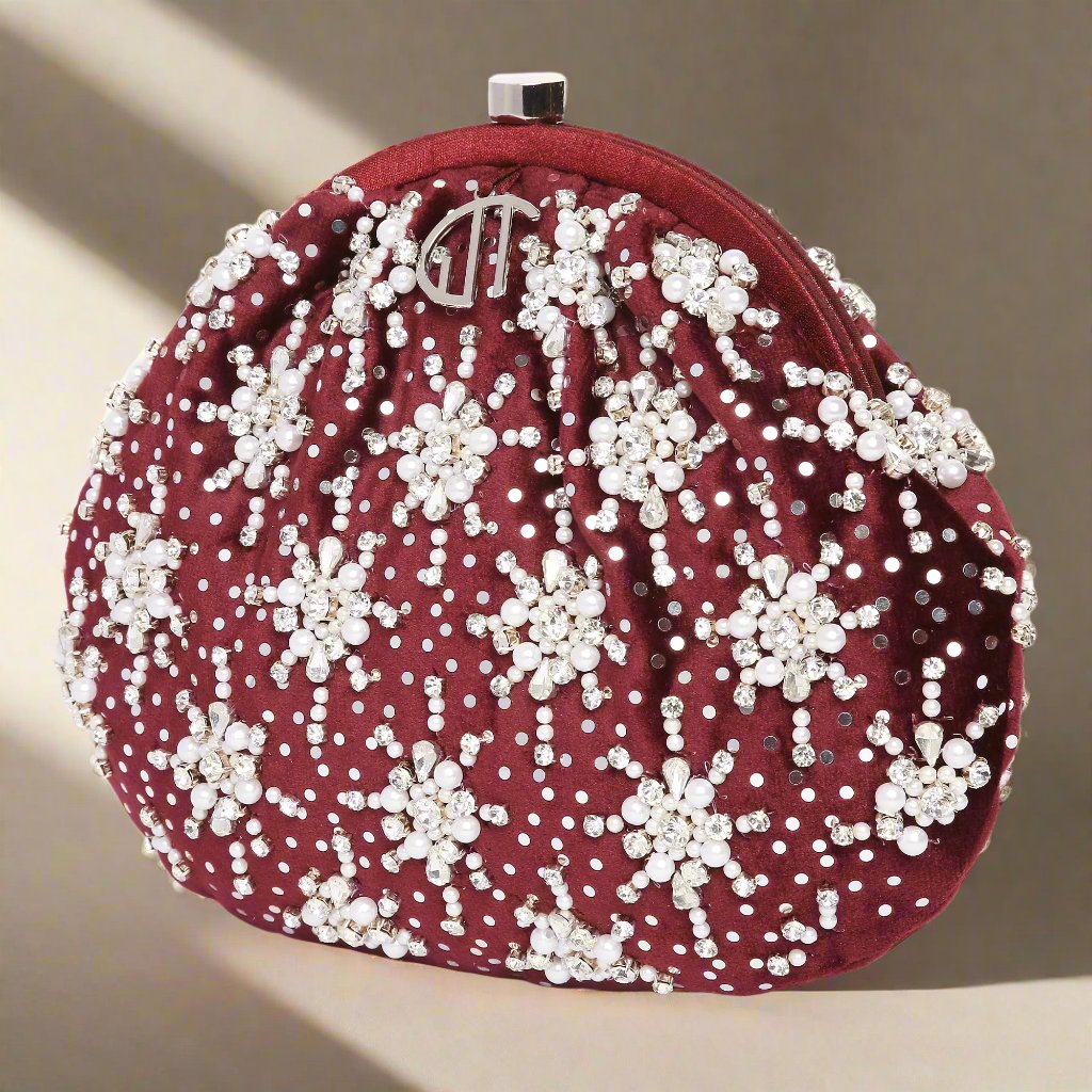 Heer Red Purse handbag