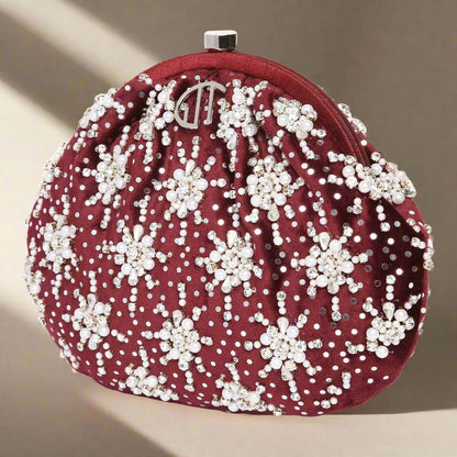 Heer Red Purse handbag