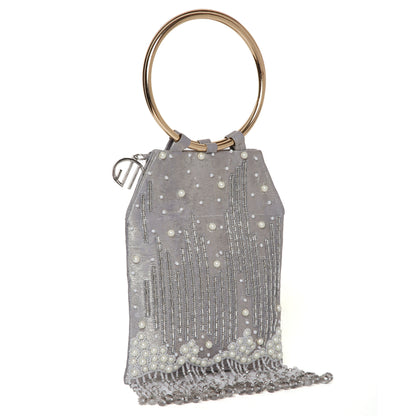 Mia Silver Mini Handbag
