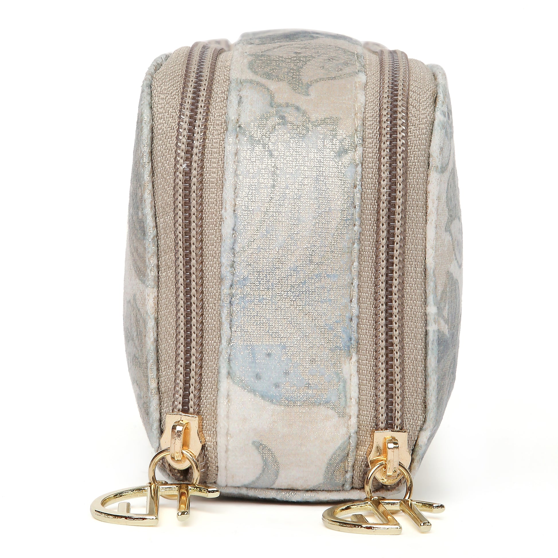 Grey Floral Sunglass Cover