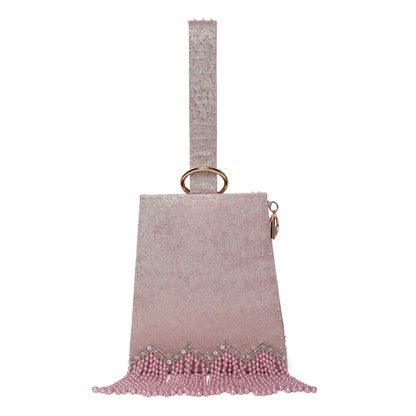 Rayna Pink embellished Handbag
