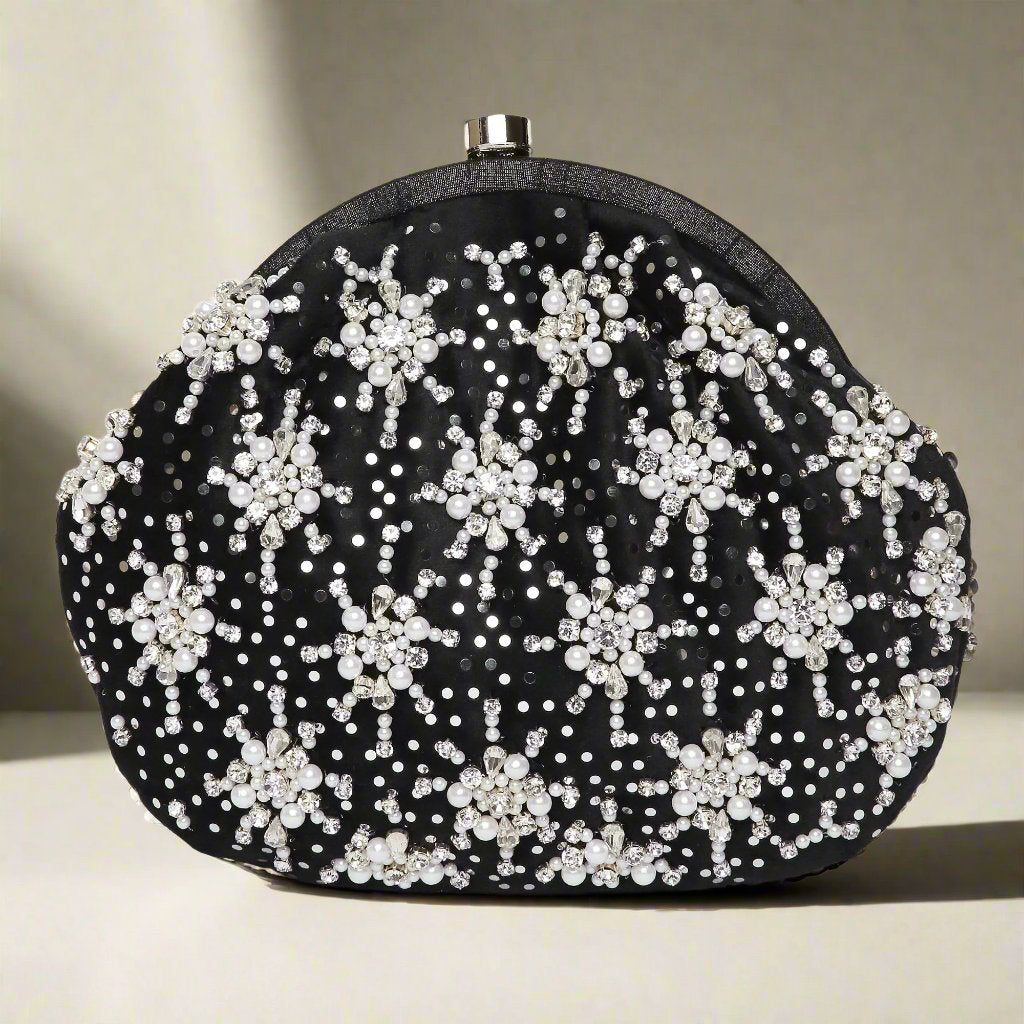 black vintage purse