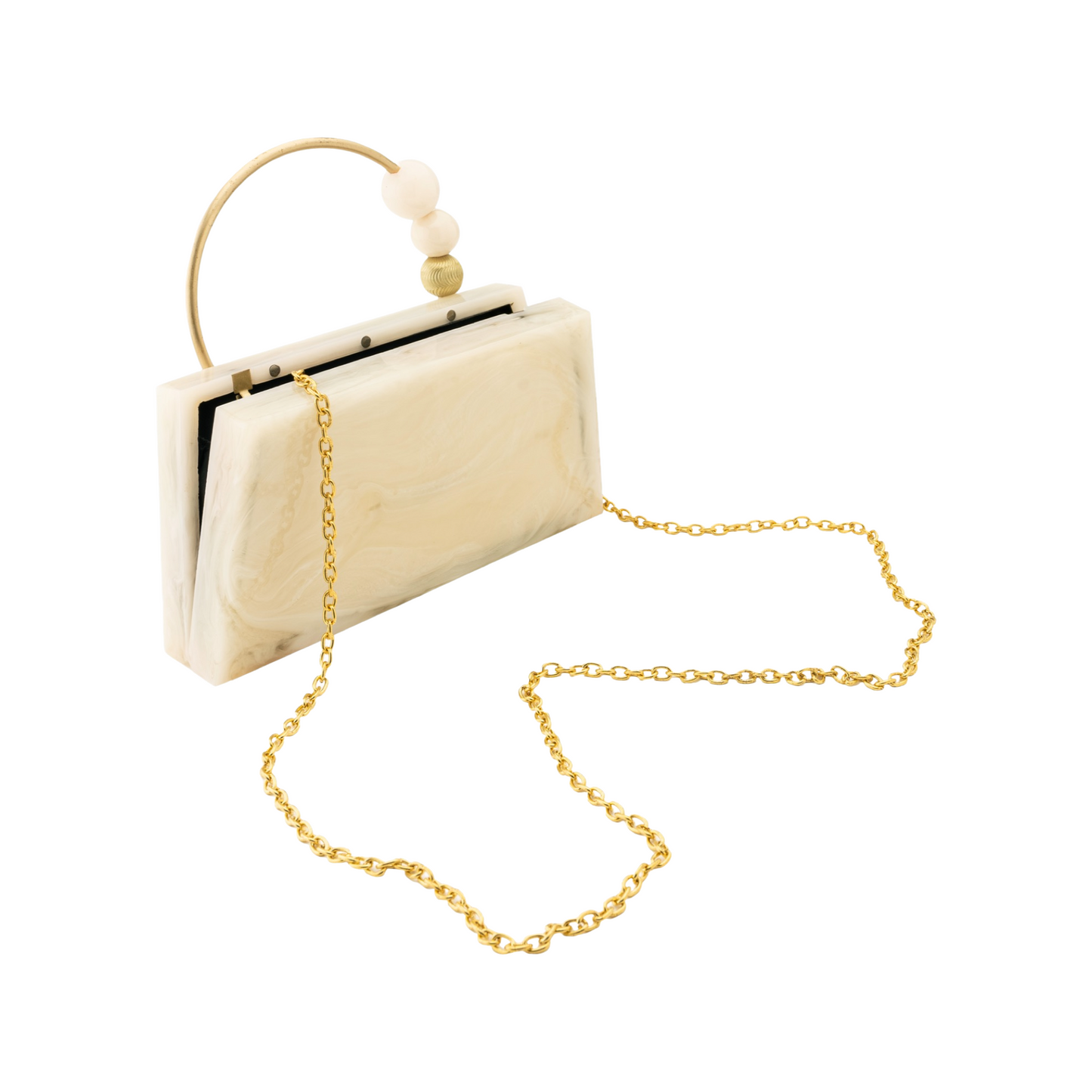 Resin Offwhite Clutch bag