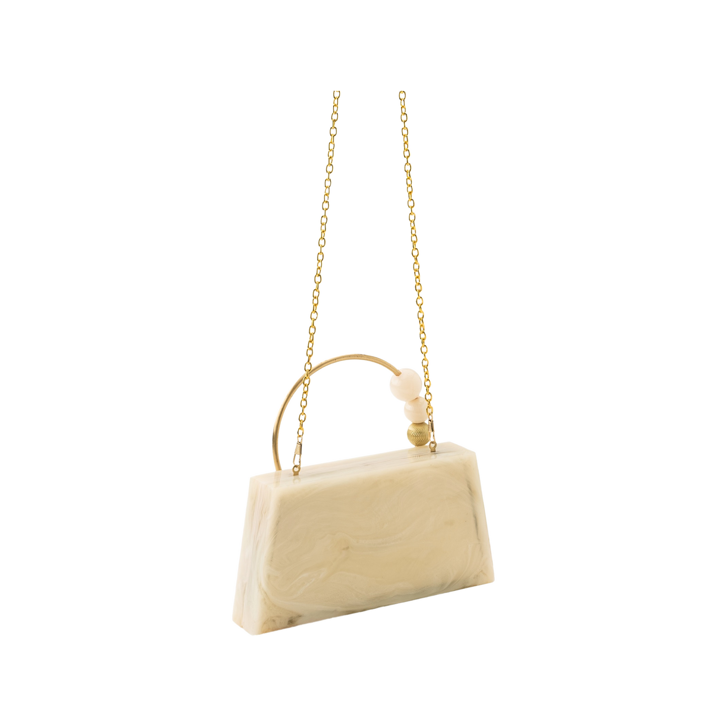 Resin Offwhite Clutch bag