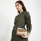 Ivy Gold Velvet handbag