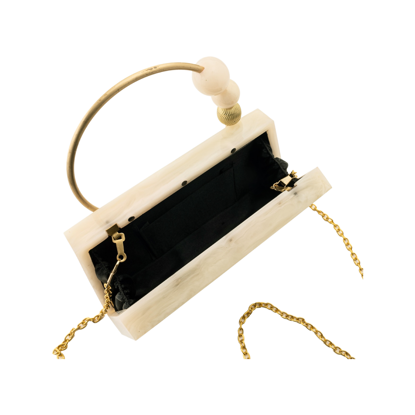 Resin Offwhite Clutch bag