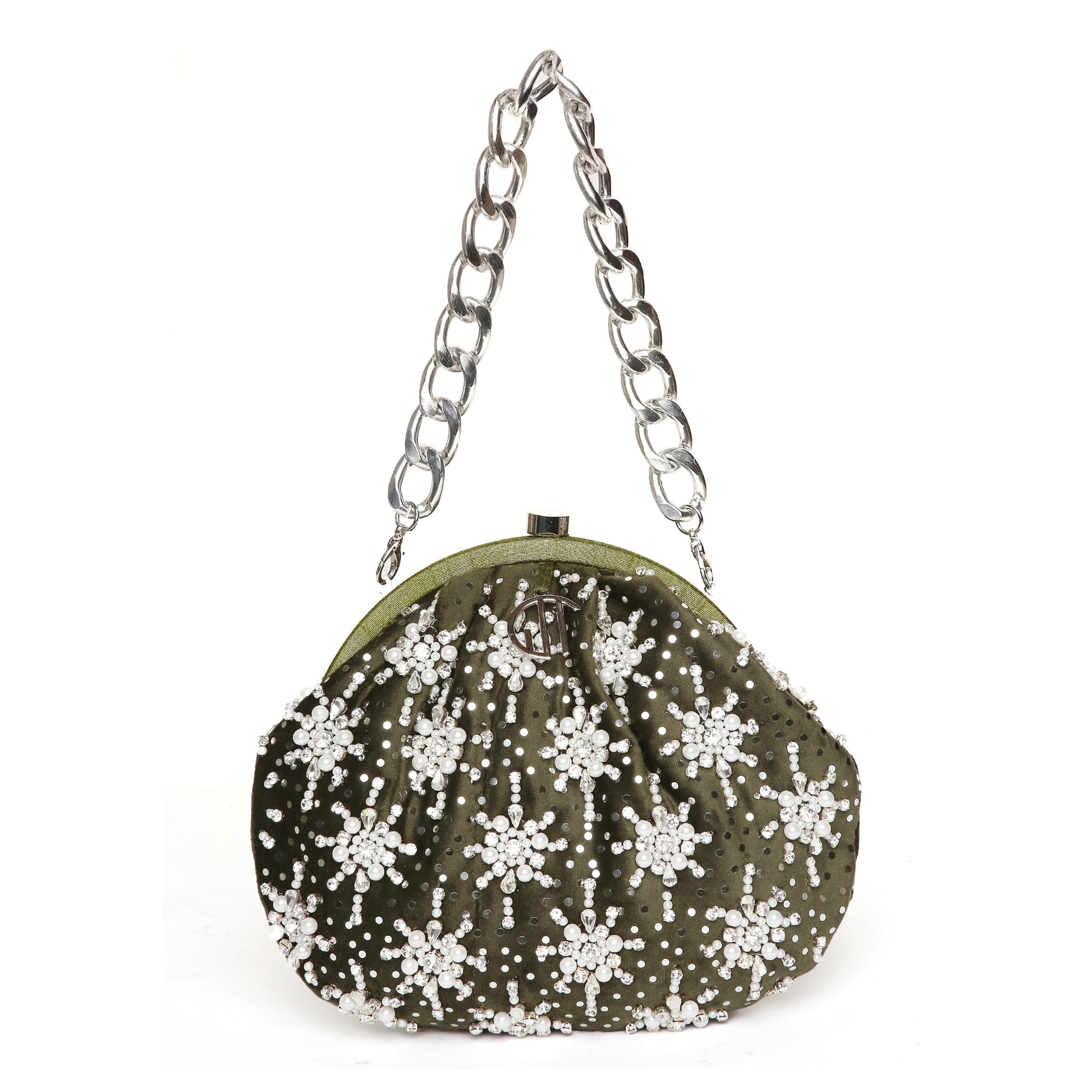 Heer Green Purse handbag